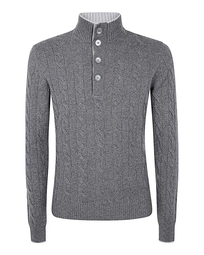 BARBA Poloshirt - Grau Grau