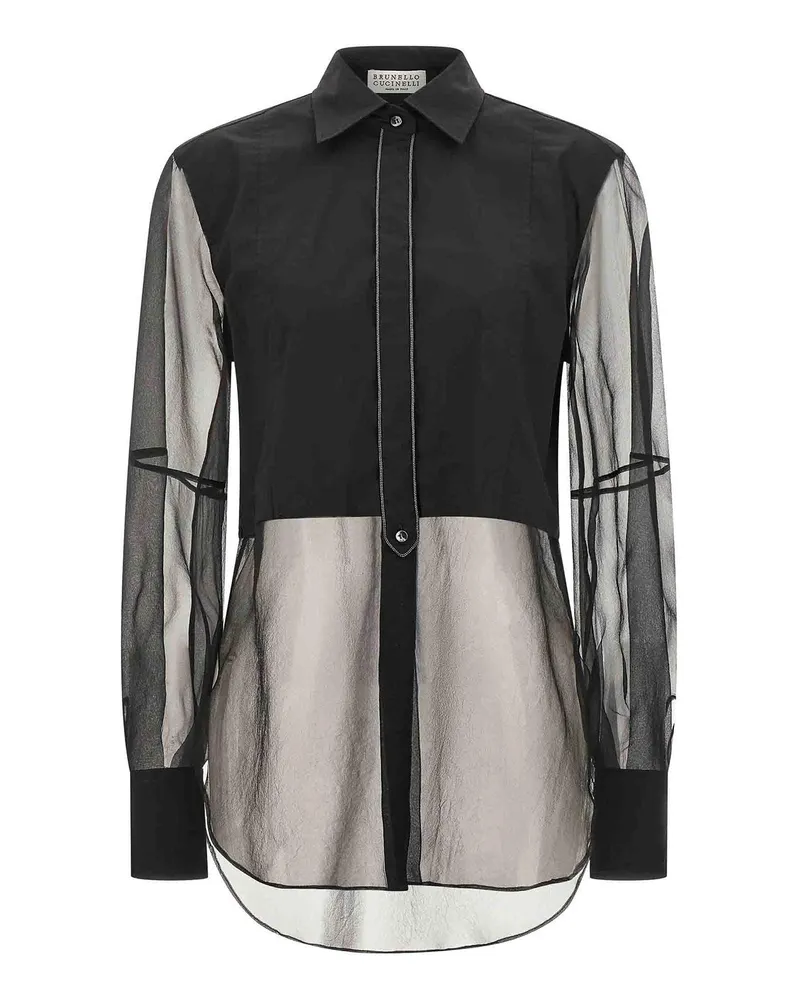 Brunello Cucinelli Hemd - Schwarz Schwarz
