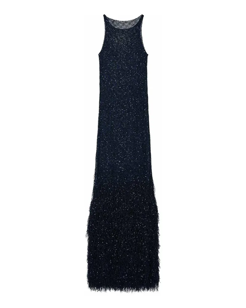 Giorgio Armani Maxikleid - Blau Blau