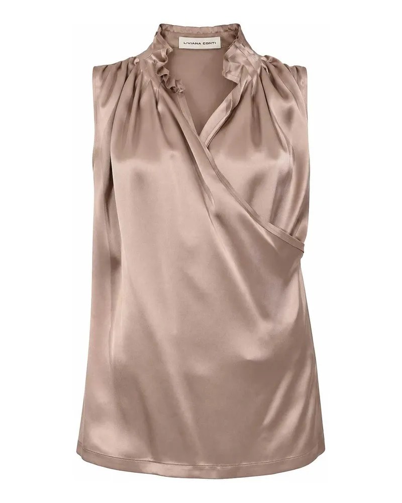 Liviana Conti Top - Beige Beige