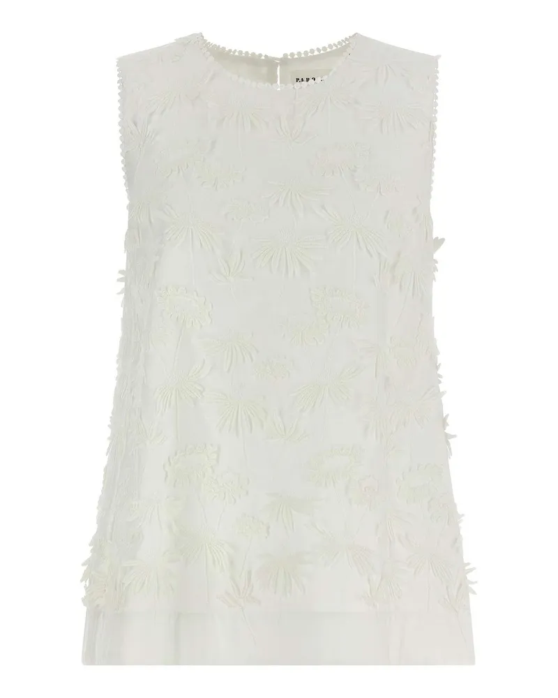 P.A.R.O.S.H. P. A.R. O H. Bluse - Weiß Weiß