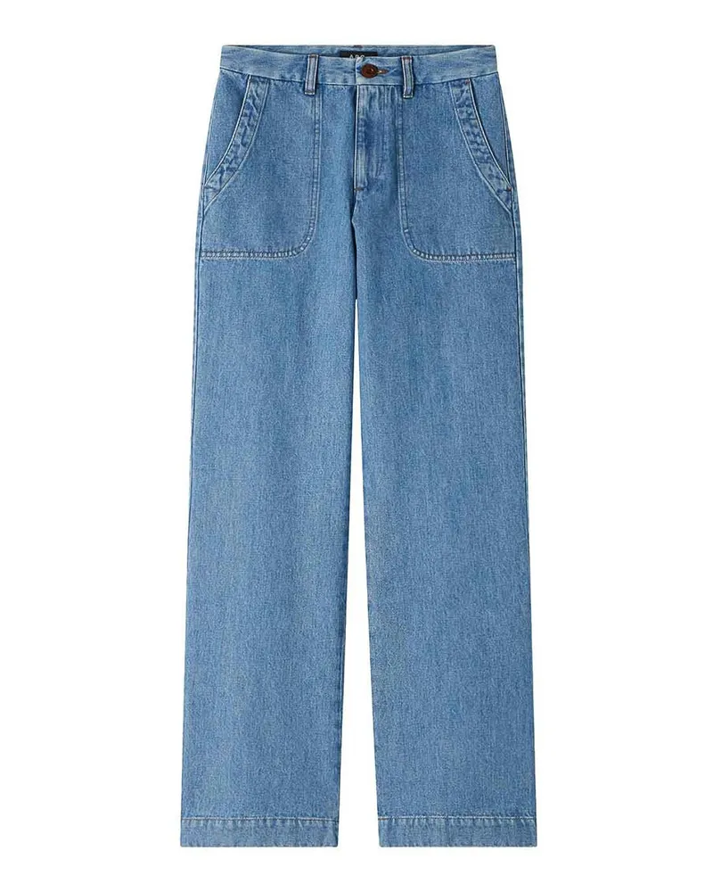 A.P.C. A. P.C. Bootcut Jeans - Jeansblau Jeansblau