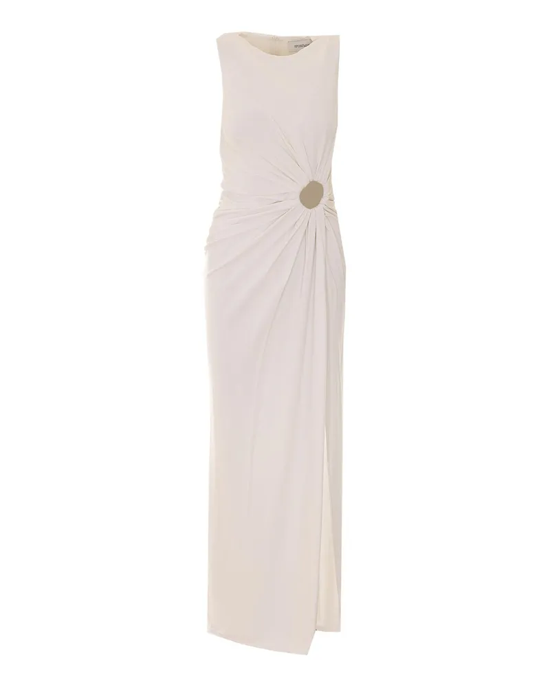 SPORTMAX Knielanges Kleid - Weiß Weiß