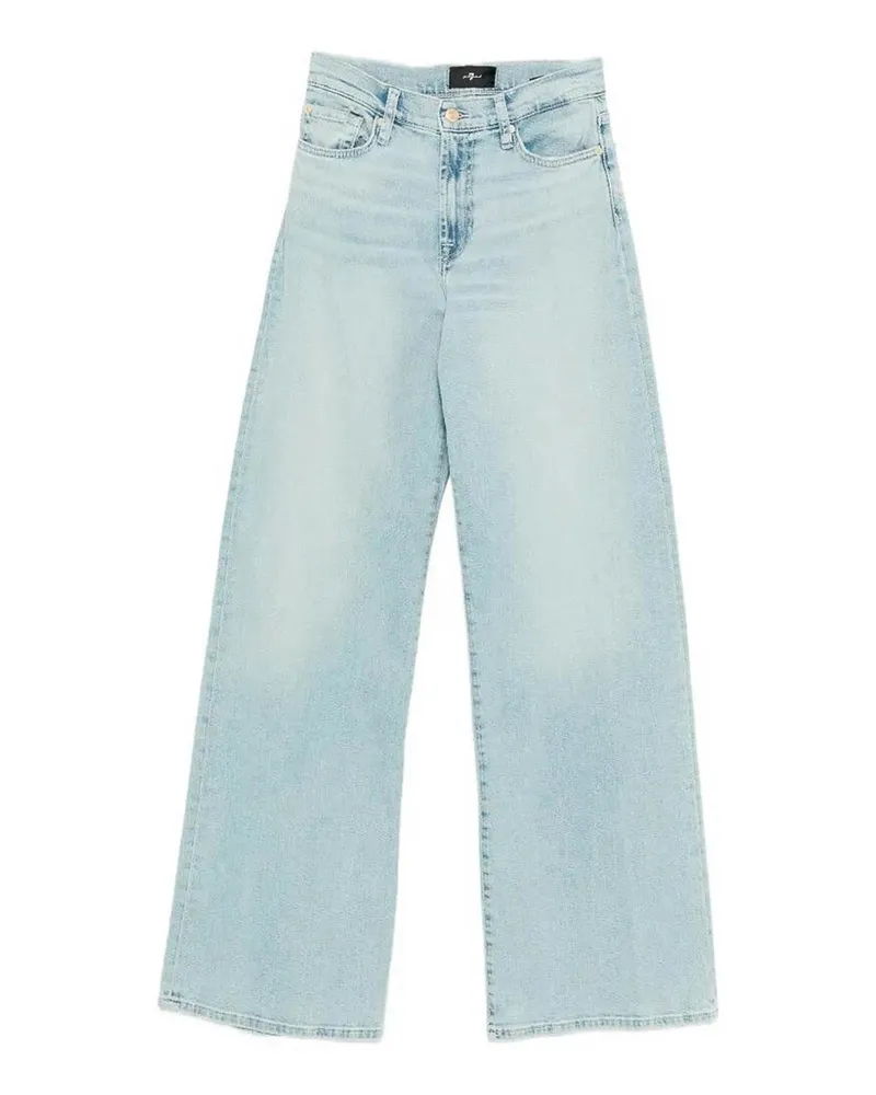 7 for all mankind Straight Leg Jeans - Hellblau Hellblau