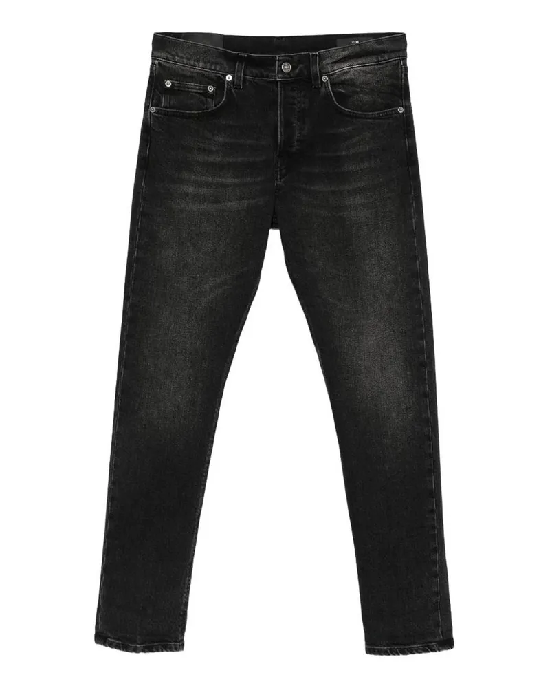 Dondup Straight Leg Jeans - Schwarz Schwarz