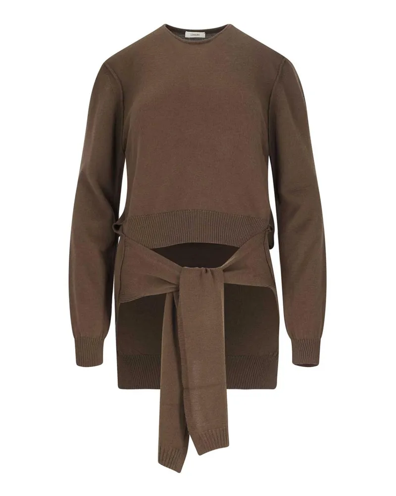 Christophe Lemaire U-Boot-Pullover - Braun Braun