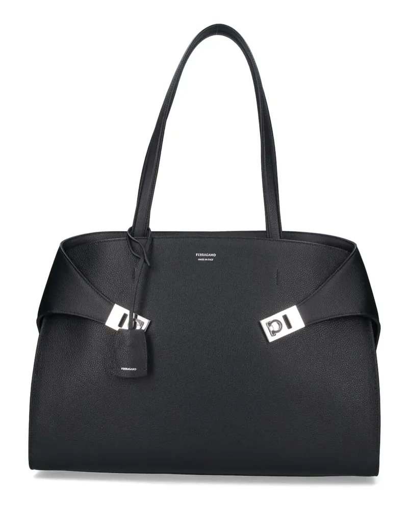 Ferragamo Schultertasche - Schwarz Schwarz