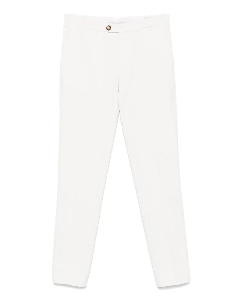 Brunello Cucinelli Casual Hose - Weiß Weiß
