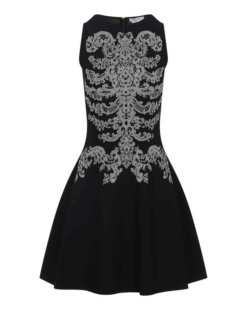 Alexander McQueen Kurzes Kleid - Schwarz Schwarz