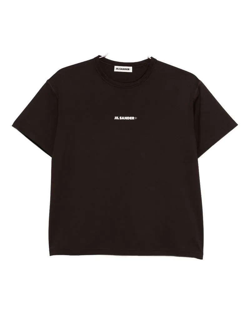 Jil Sander Rundhalspullover - Braun Braun
