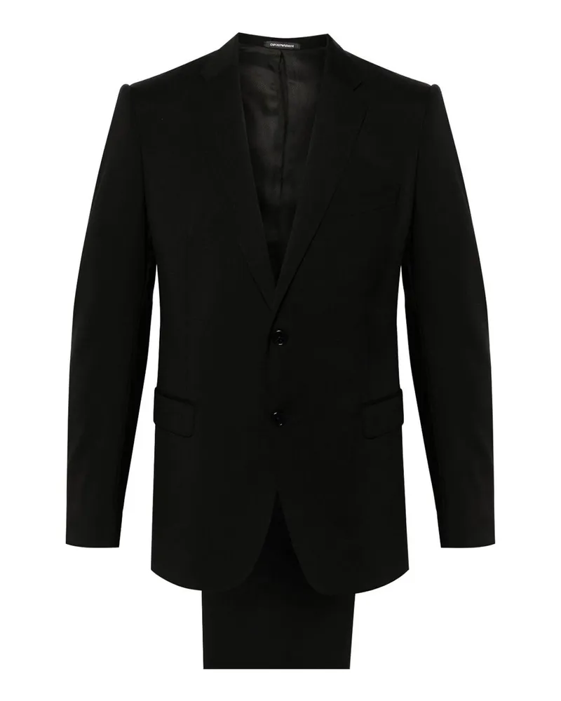 Emporio Armani Eleganter Anzug - Schwarz Schwarz