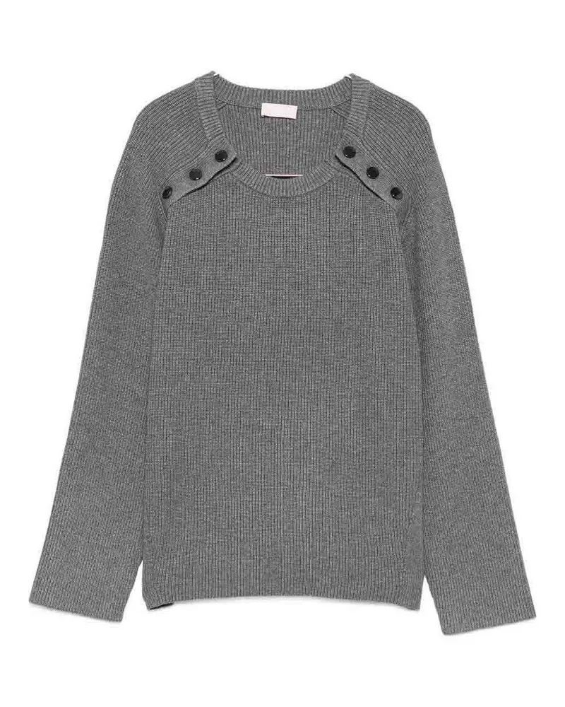 Liu Jo Rundhalspullover - Grau Grau