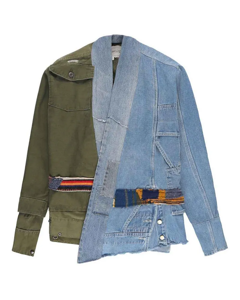 Greg Lauren Hemd - Helles Jeansblau