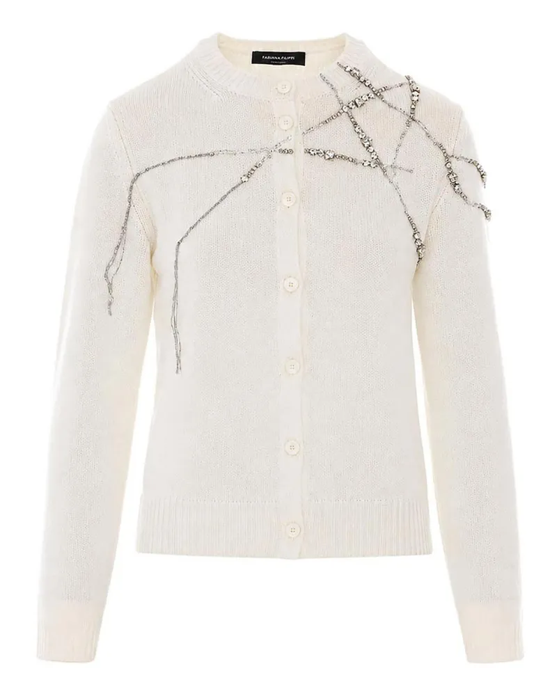 Fabiana Filippi Cardigan - Weiß Weiß