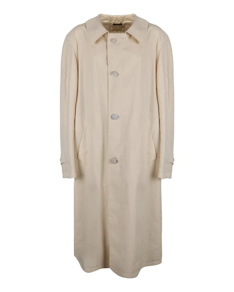 Maison Margiela Langer Mantel - Beige Beige