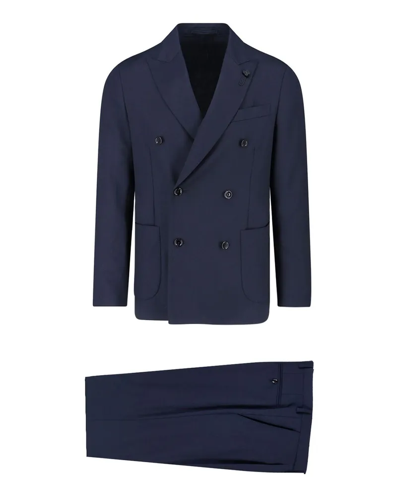 LARDINI Eleganter Anzug - Blau Blau