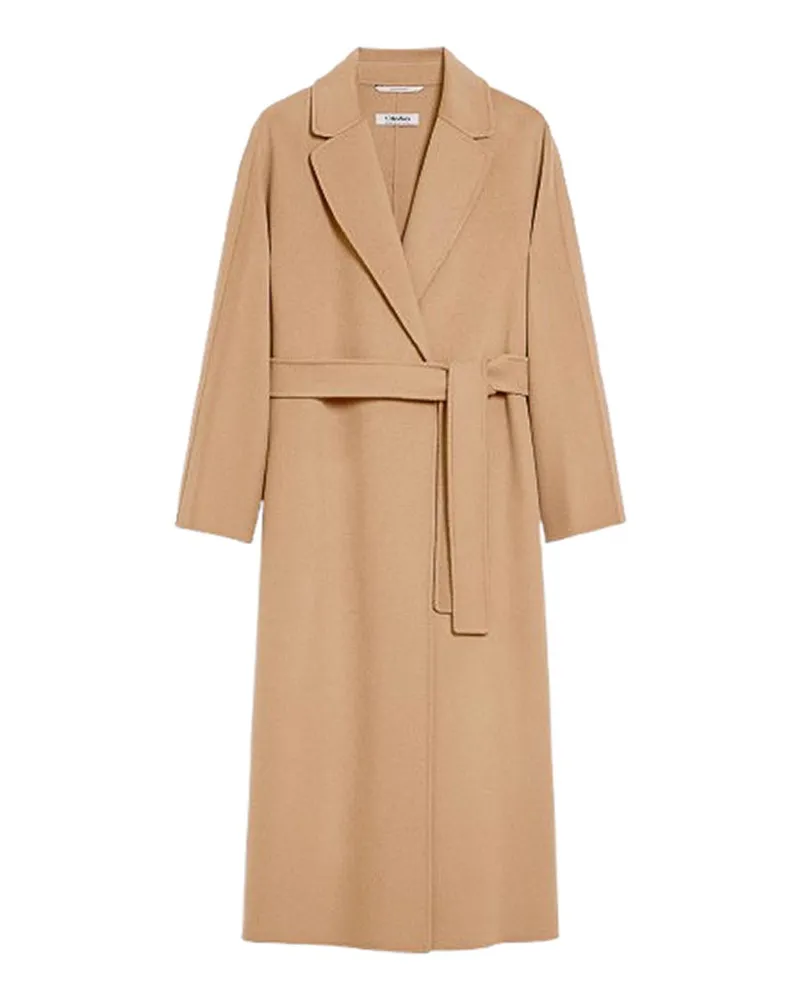Max Mara Knielanger Mantel - Camel Camel