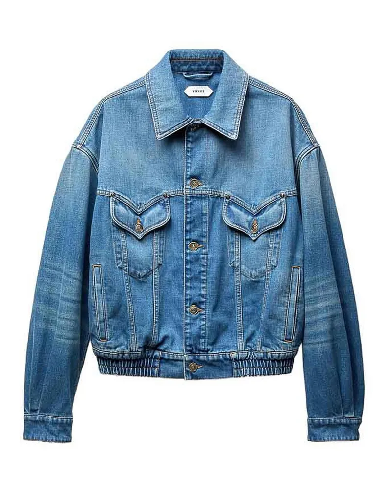Versace Daunenjacke - Blau Blau