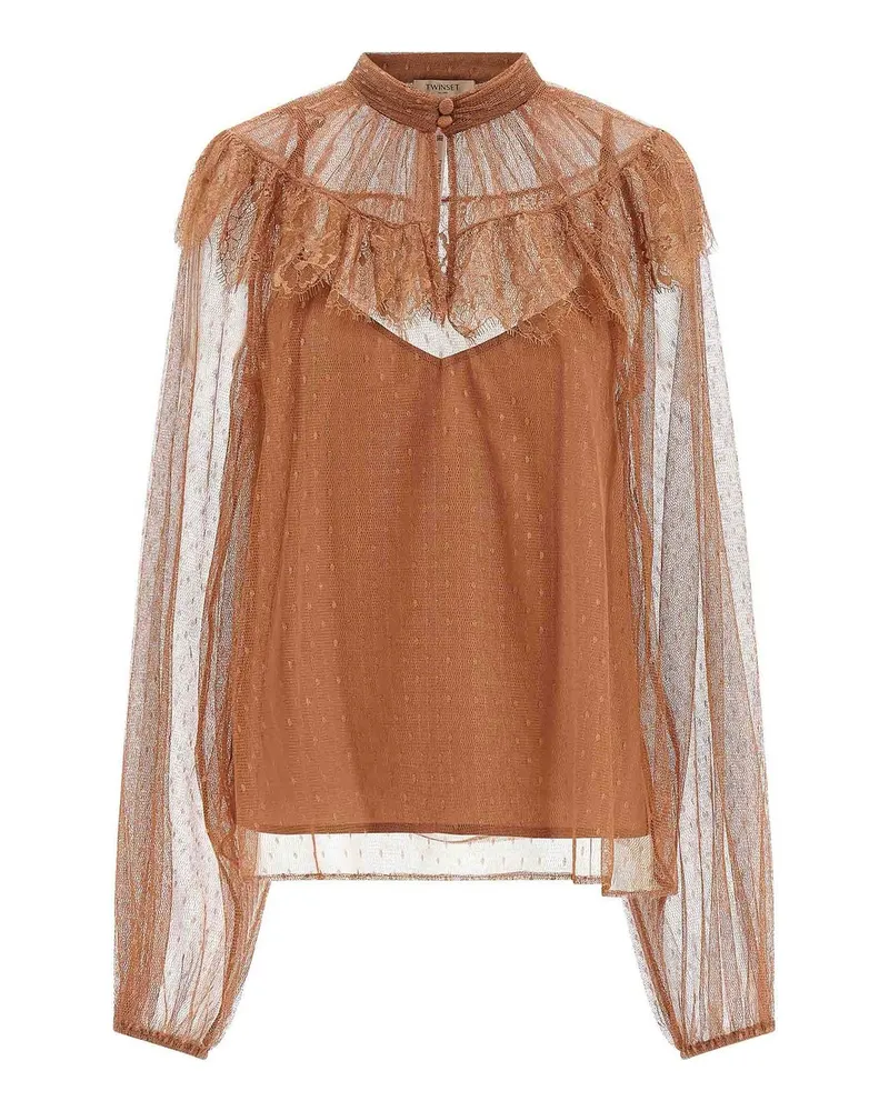 Twin-Set Bluse - Braun Braun