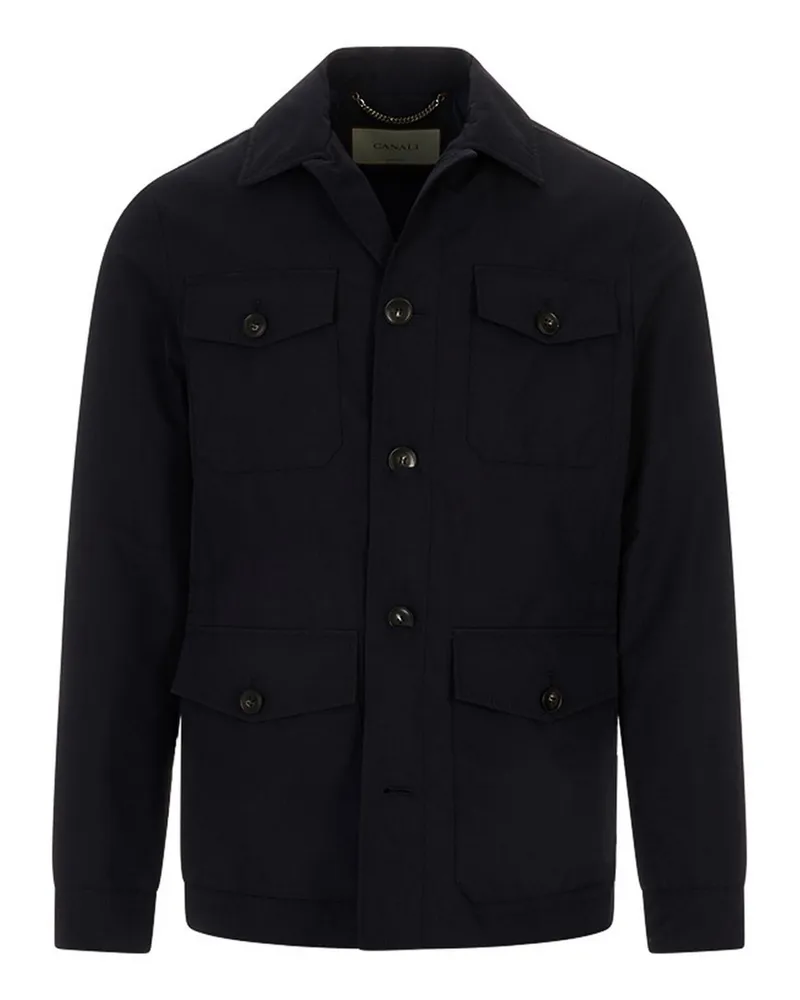 Canali Hemd - Blau Blau