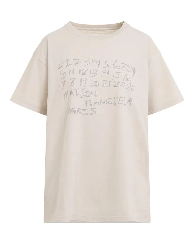 Maison Margiela T-Shirt - Beige Beige
