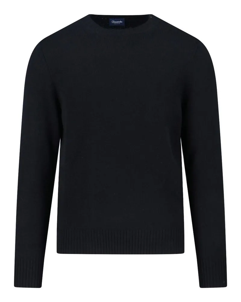 Drumohr  Rundhalspullover - Schwarz Schwarz