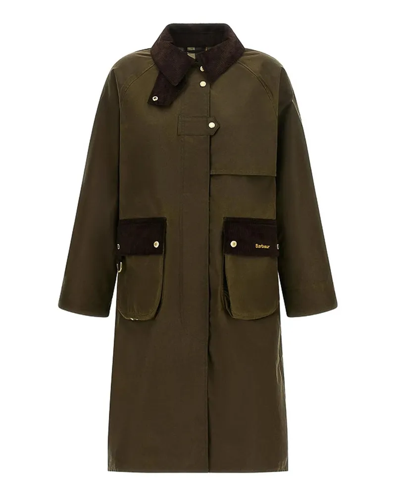 Barbour Langer Mantel - Grün Grün