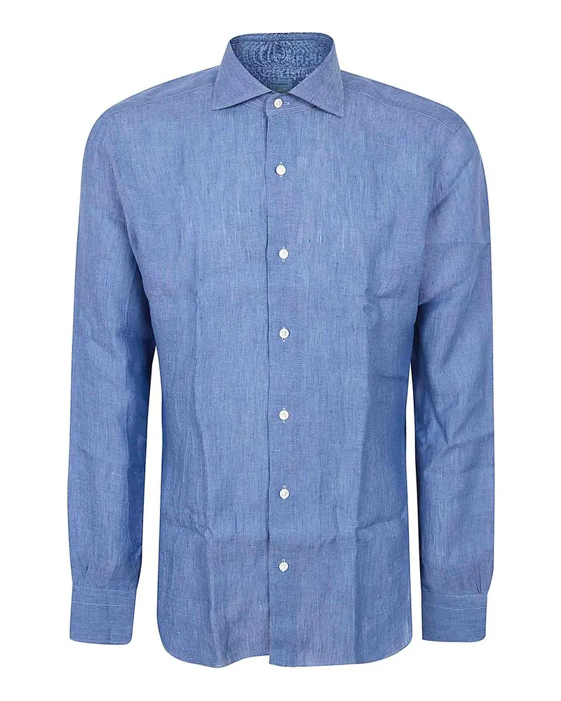 BARBA Hemd - Blau Blau