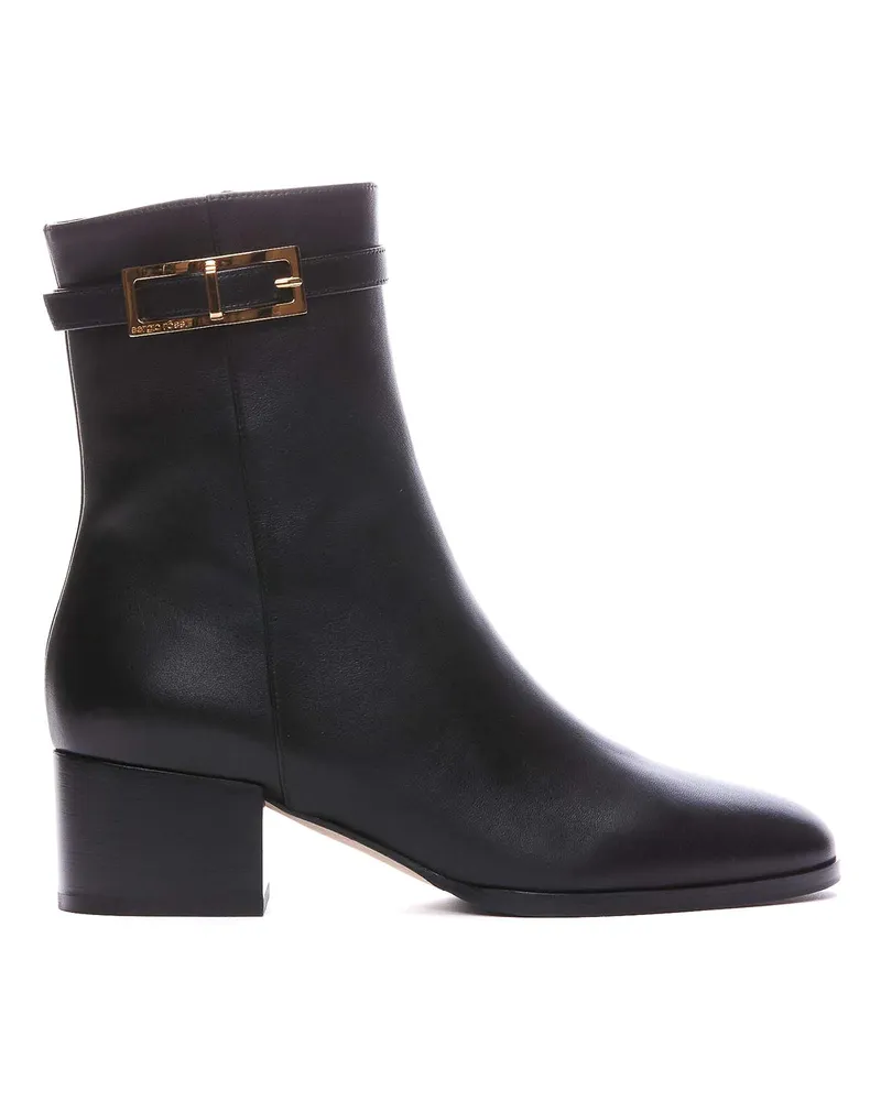 Sergio Rossi Stiefeletten - Schwarz Schwarz