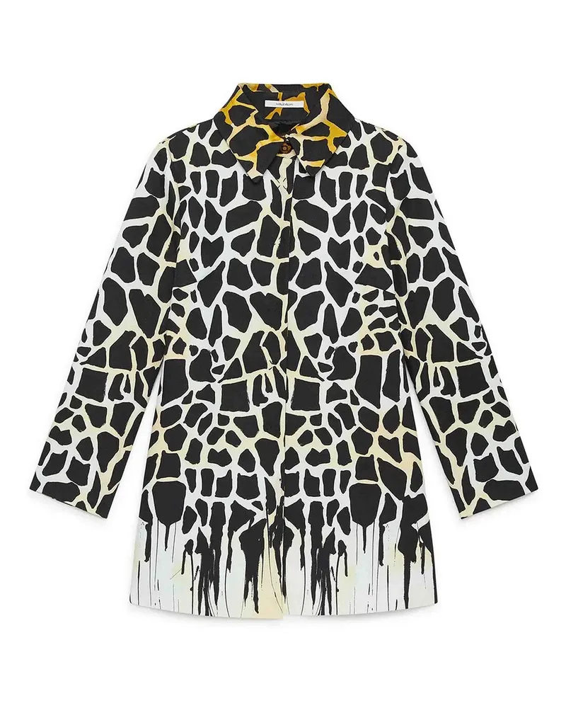 Maliparmi Knielanger Mantel - Gelb Gelb