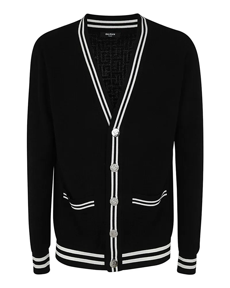 Balmain Cardigan - Schwarz Schwarz