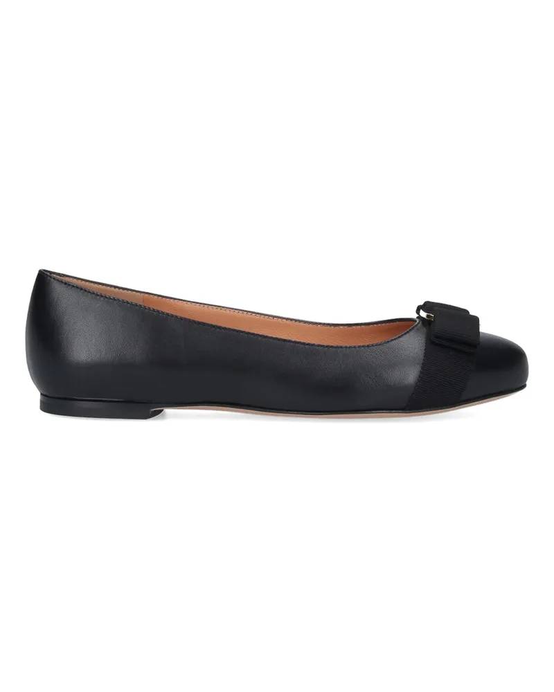 Ferragamo Ballerinas - Schwarz Schwarz