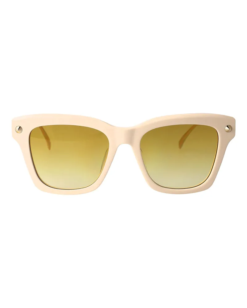 Alexander McQueen Sonnenbrille - Weiß Weiß