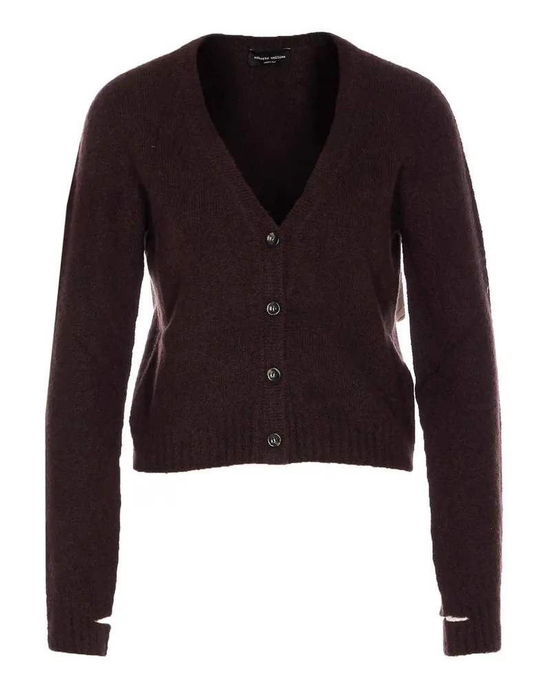 Roberto Collina Cardigan - Braun Braun