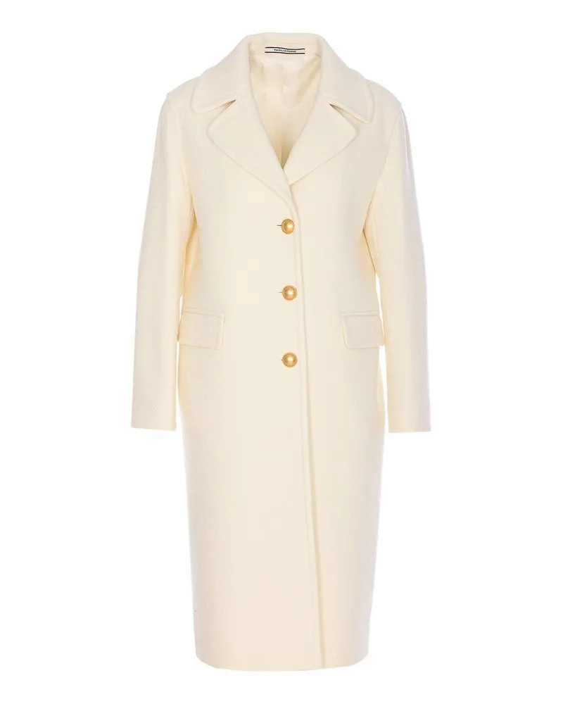 Tagliatore Langer Mantel - Weiß Weiß