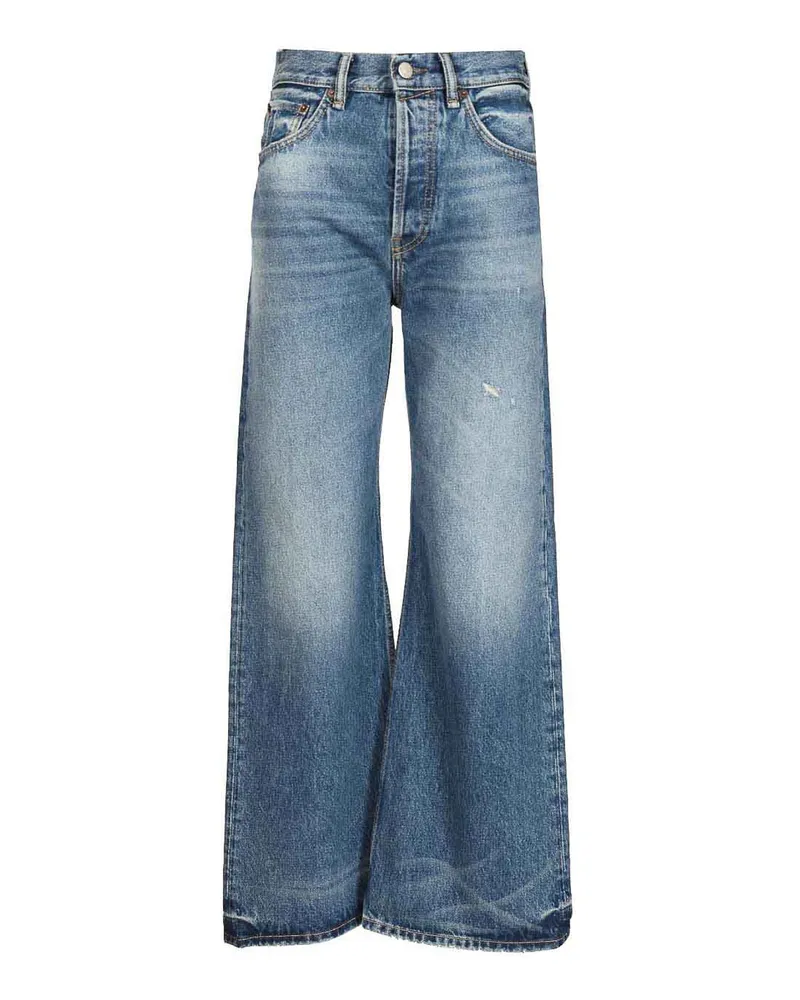 Acne Studios Straight Leg Jeans - Blau Blau