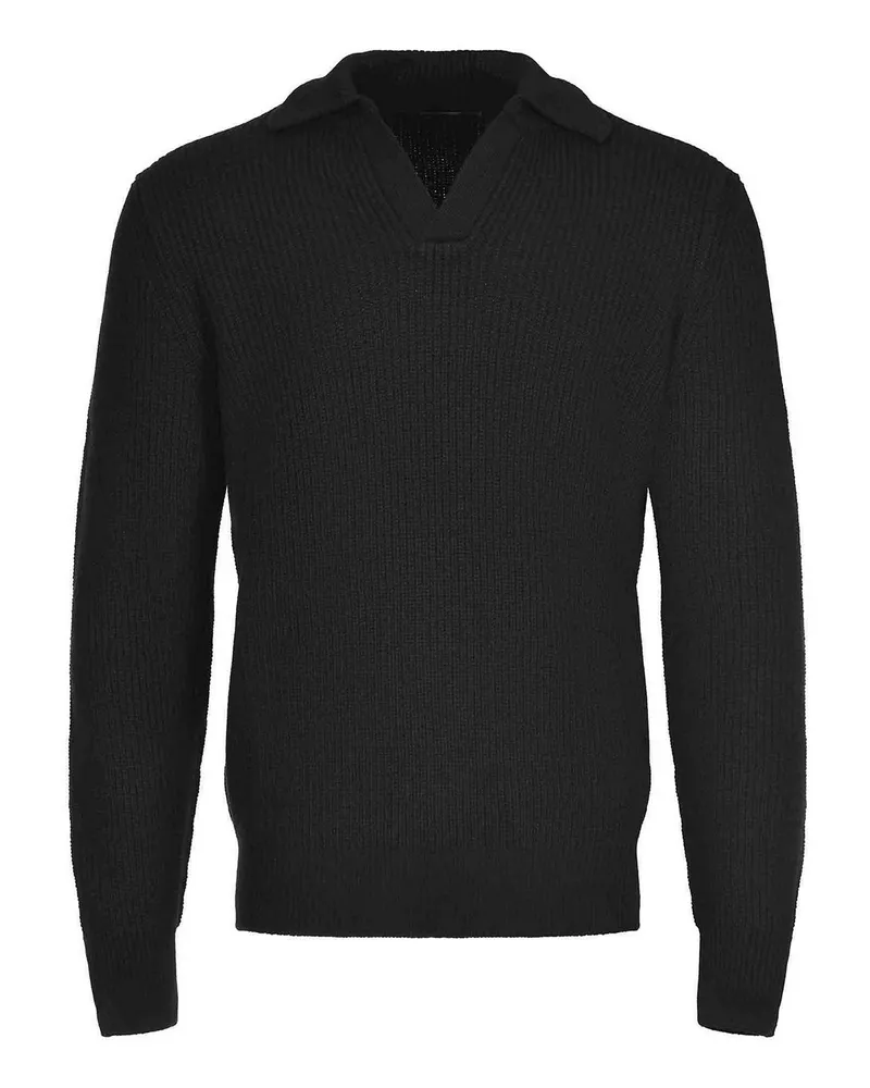 Tagliatore Poloshirt - Schwarz Schwarz