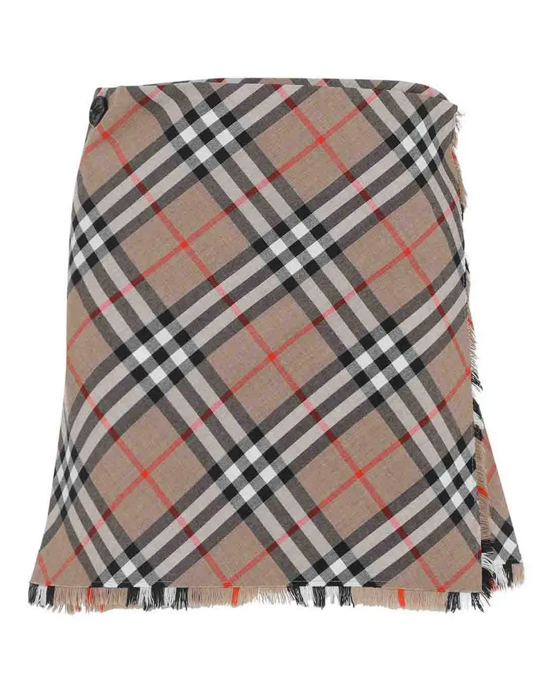 Burberry Midirock - Schwarz Schwarz
