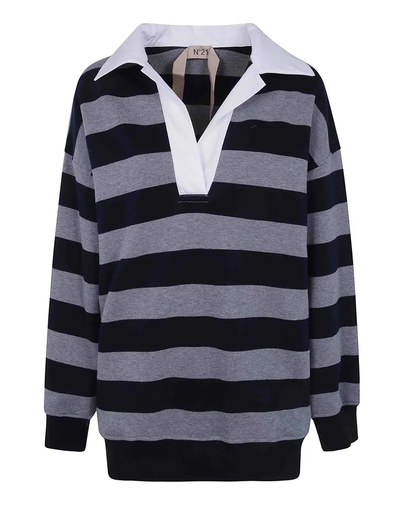 N° 21 Poloshirt - Grau Grau