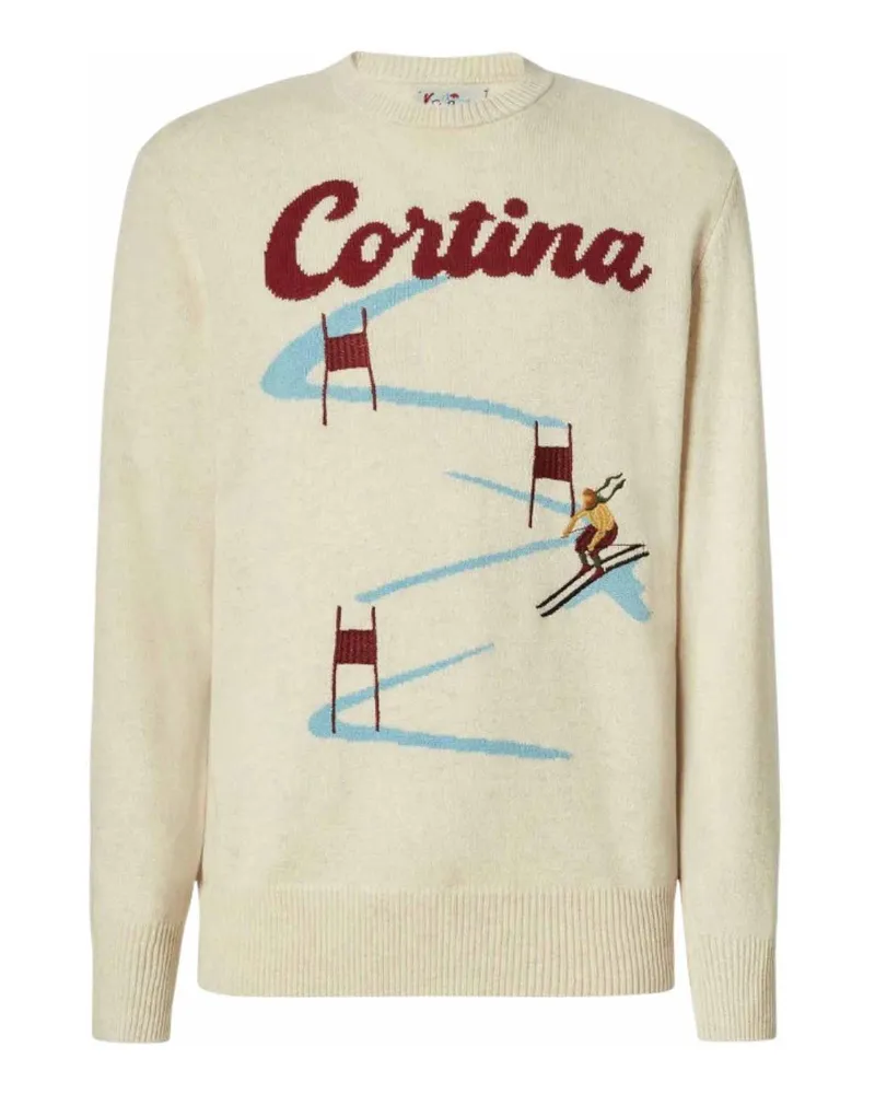 MC2 Saint Barth Rundhalspullover - Beige Beige