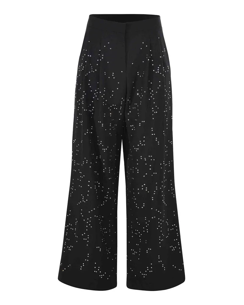 ALYSI Casual Hose - Schwarz Schwarz