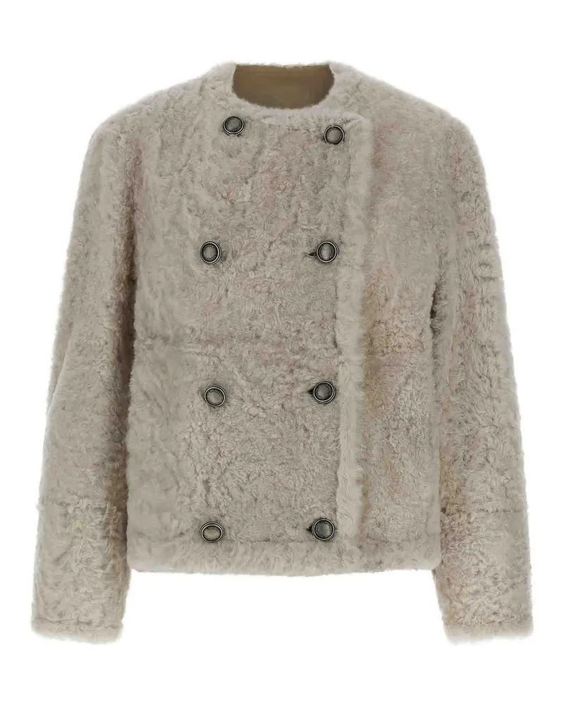 Brunello Cucinelli Kurzer Mantel - Beige Beige