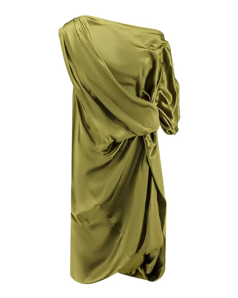 Dries van Noten Knielanges Kleid - Grün Grün
