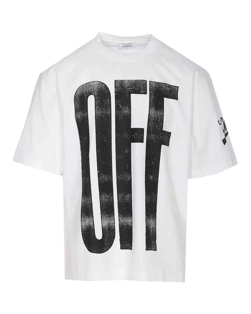OFF-WHITE Rundhalspullover - Weiß Weiß