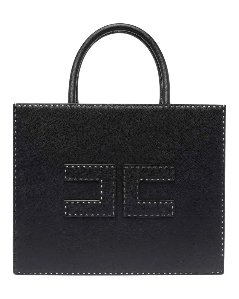 Elisabetta Franchi Shopper - Schwarz Schwarz