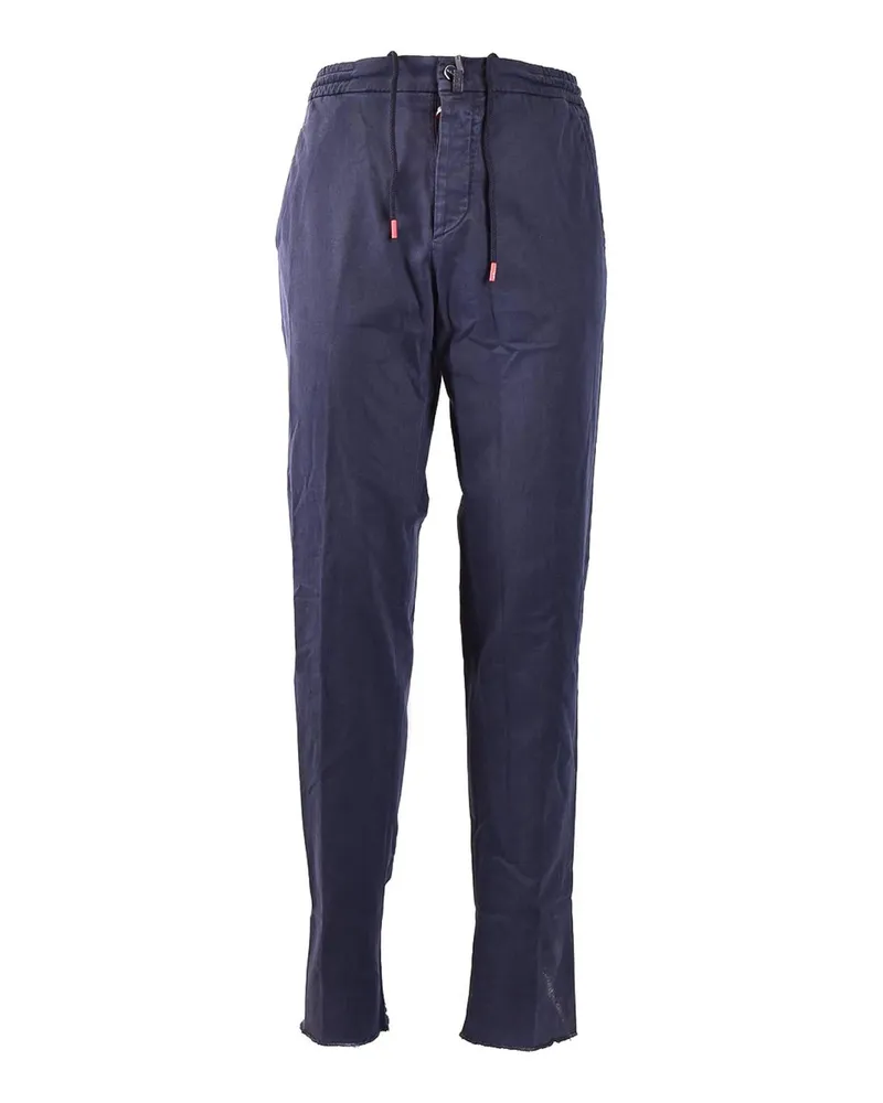 Kiton Casual Hose - Blau Blau