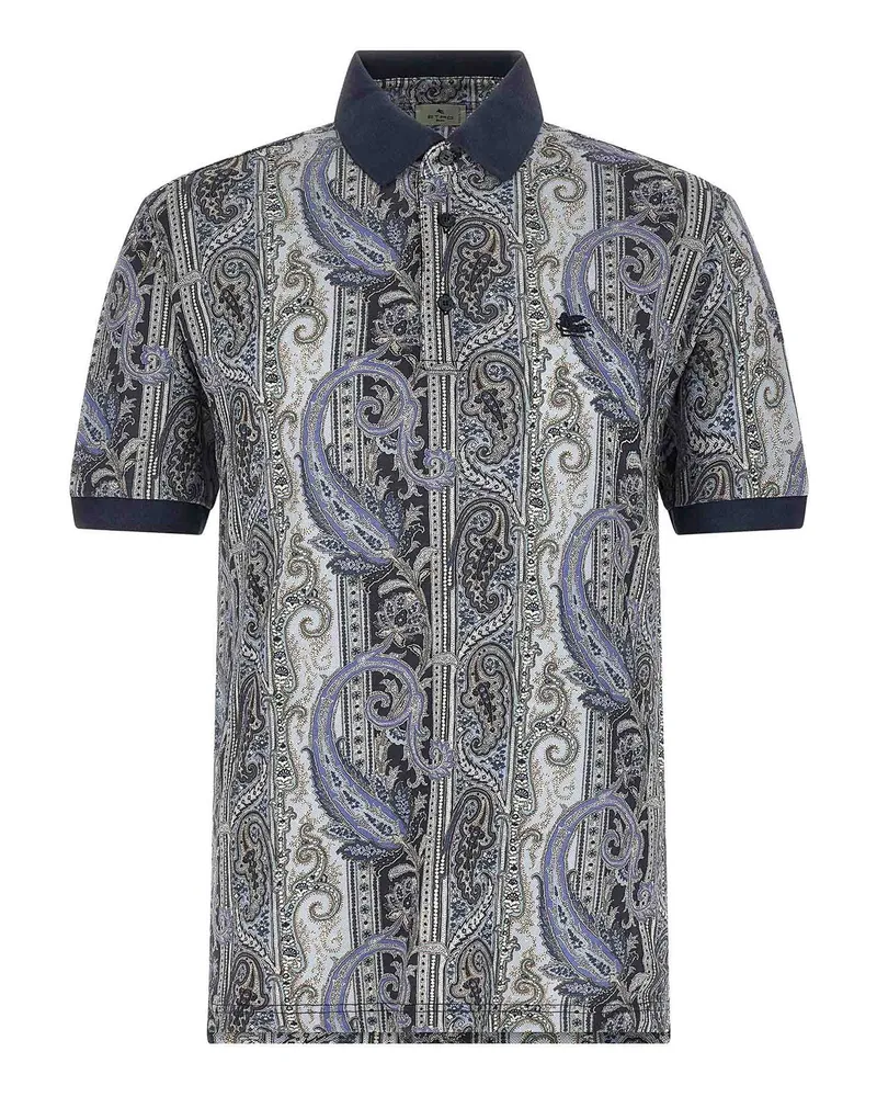 Etro Poloshirt - Blau Blau
