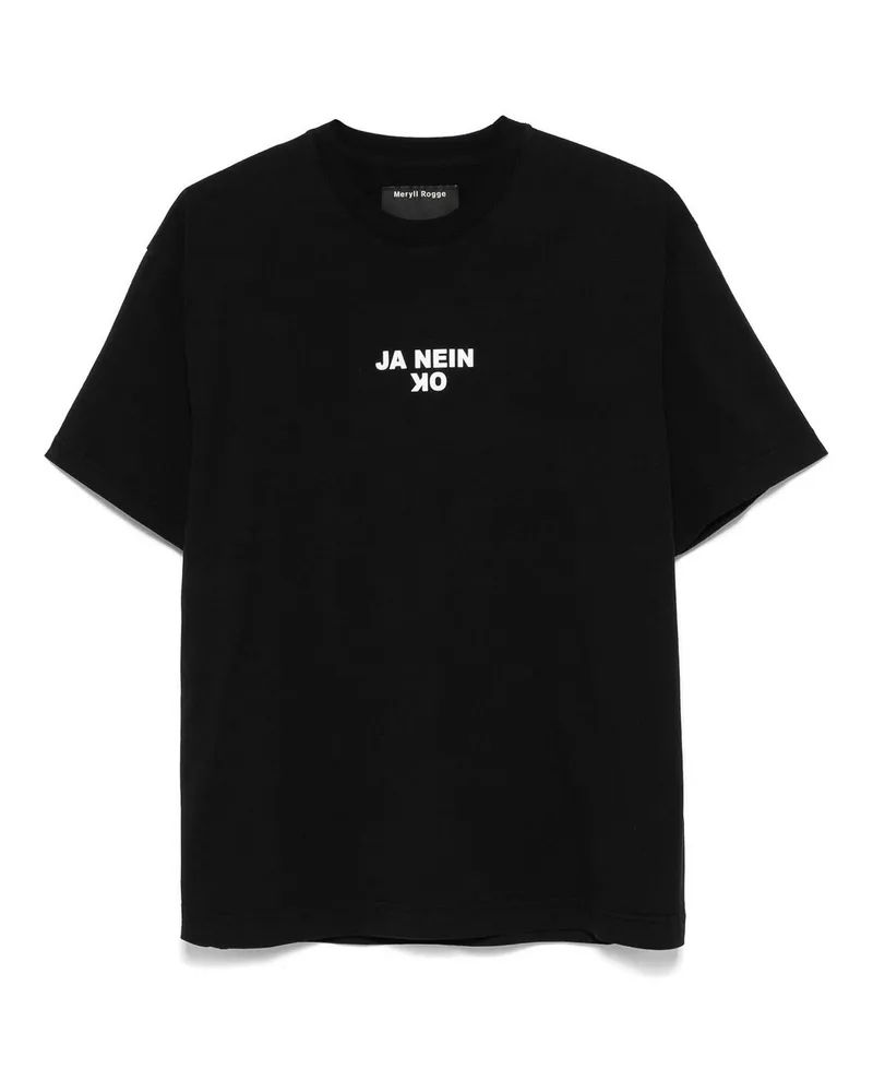 Meryll Rogge T-Shirt - Schwarz Schwarz