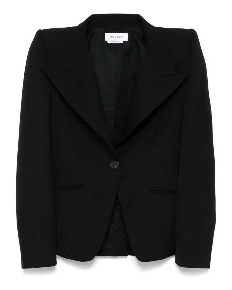 Alexander McQueen Blazer - Schwarz Schwarz
