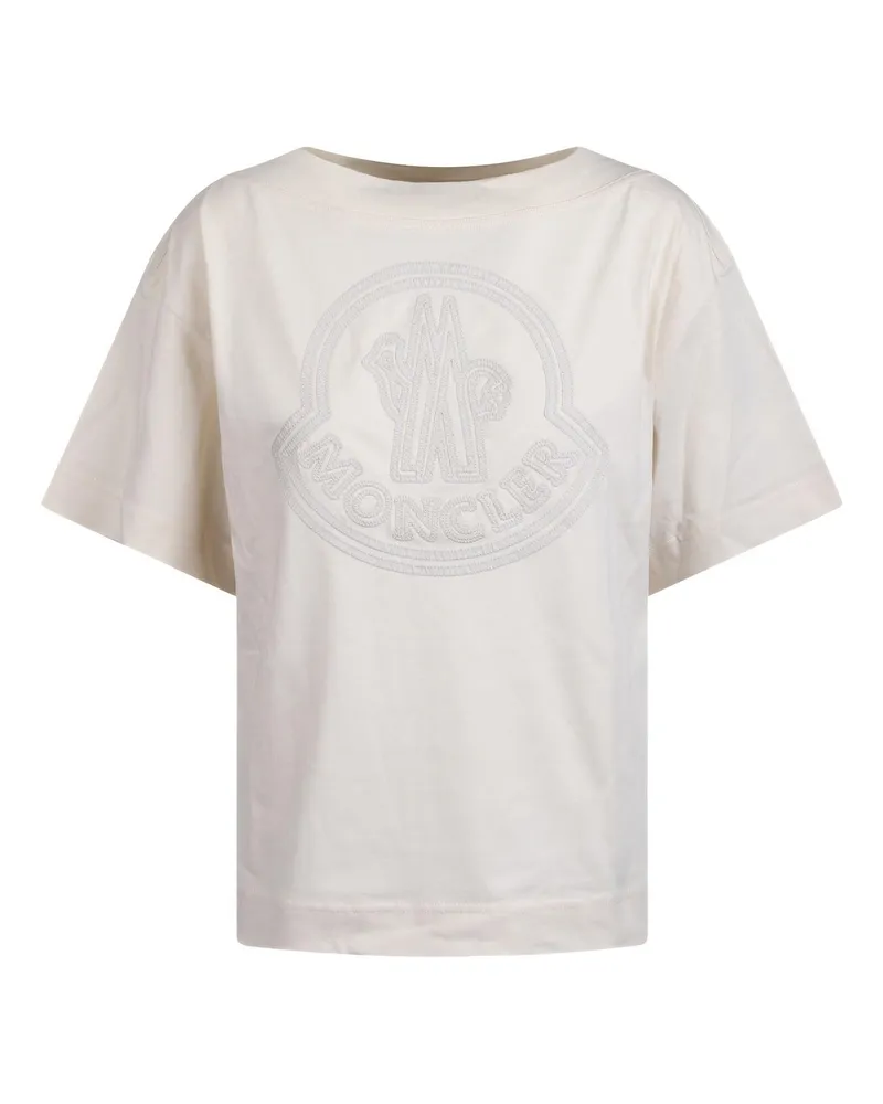 Moncler T-Shirt - Beige Beige